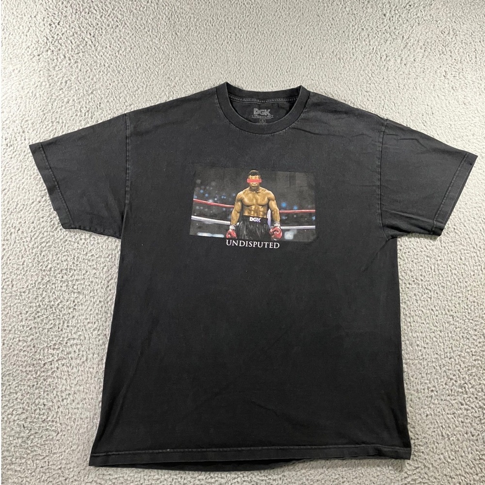 Mike Tyson‎ Undisputed Graphic Tee Men XL Black S/S Retro 90s Grunge Streetwear